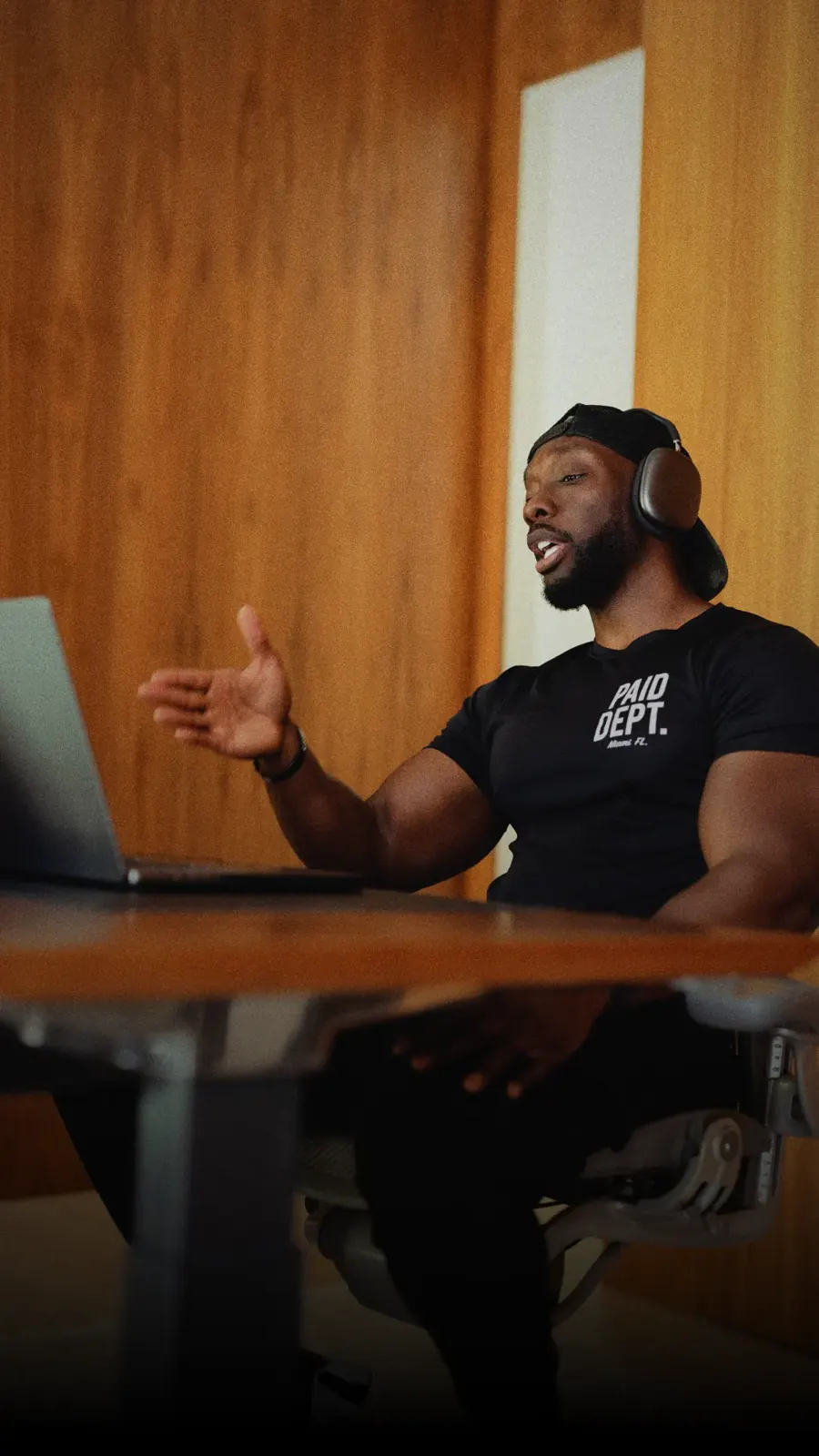 Ronald coaching on a weekly live session